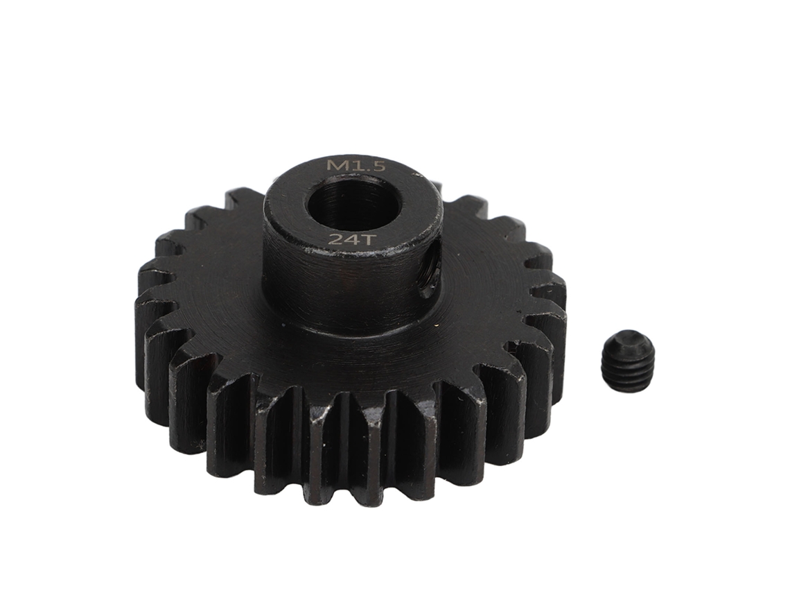 Ymsl Engranaje De Coche Rc M1.5 Con Tornillo De Fijación M5 8mm Diámetro De Orificio Kit De Engranaje Motor Para Traxxas 6s 8s 1/5 24t Hxl