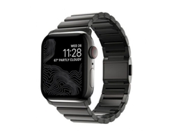 NOMAD Correa V2 para Apple Watch 1-9 y SE 42-44-45mm Gris oscuro
