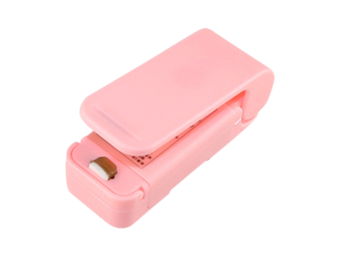 Máquina Termoselladora Manual Portátil Para Alimentos, Frutas Deshidratadas, Snacks Y Envases - Rosa