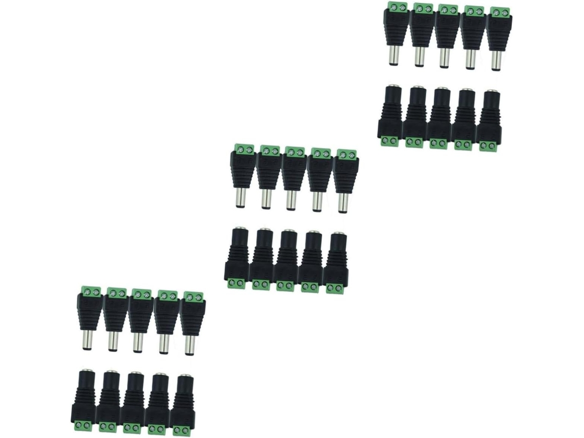 Juego De 15 Adaptadores De Conectores Eléctricos, Conectores Eléctricos De 12 V Cc