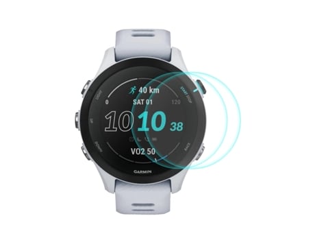 2 piezas para Garmin Forerunner 255S ENKAY 0,2 mm 9H protector de pantalla de vidrio templado película de reloj