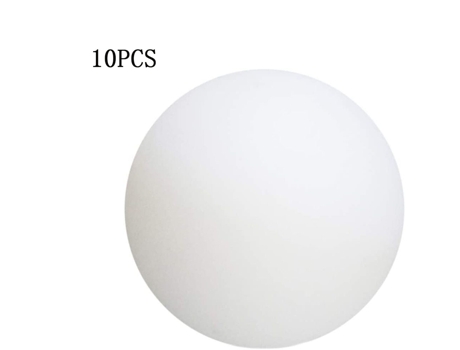 10 Uds. De pelotas de tenis de mesa, pelotas de tenis de mesa lavables para niños, mujeres, hombres, escuela al aire libre, gimnasio, blanco