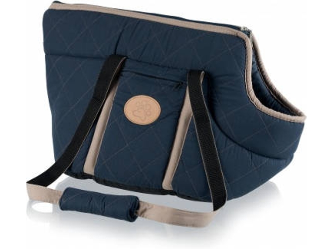 Transportín para Perros TRIXIE Acolchado (Azul - 26x29x50cm - Poliéster - S - Porte Pequeño)