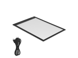KOFIHETY Tableta de luz LED para copiar, ultrafina y portátil, con brillo ajustable, para dibujar, animar, tatuar, pintar con diamantes, con fuente de alimenta