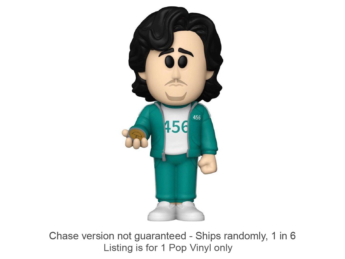 Funko SQUID GAME Seong Gi-Hun Vinilo Soda Chase Figura Se envía 1 en 6