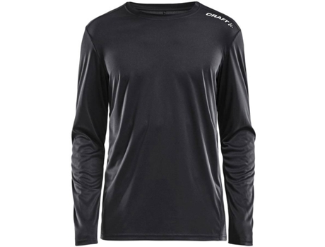 Camiseta de Hombre para Fútbol CRAFT Rush Negro (M)