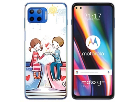 Carcasa Motorola Moto G 5G Plus TUMUNDOSMARTPHONE Café Multicolor