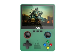 Consola Retro Consola De Juegos Portátil X6 Retro Verde Gusshious