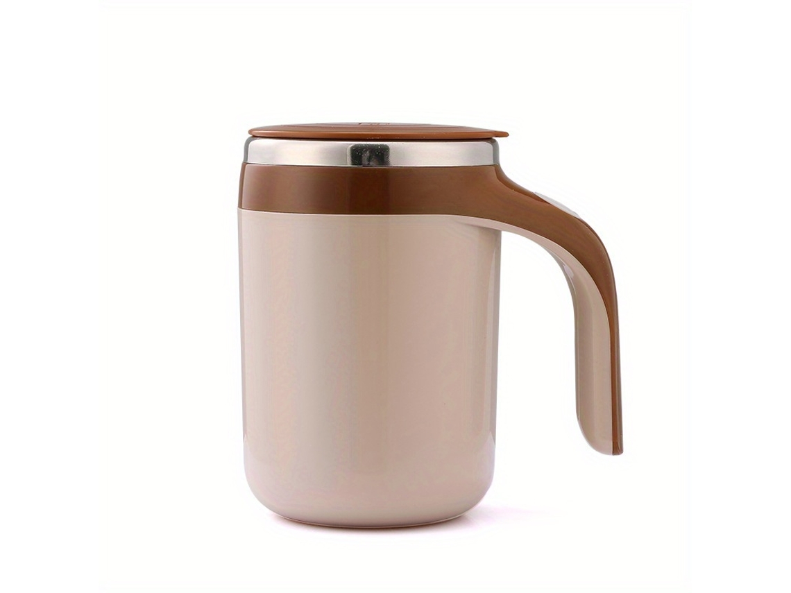 Usb - Taza Eléctrica Multifuncional, Vaso De Leche Magnético Giratorio De Acero Inoxidable. Perfecta Para Perezosos O Viajeros. Fácil De Tra
