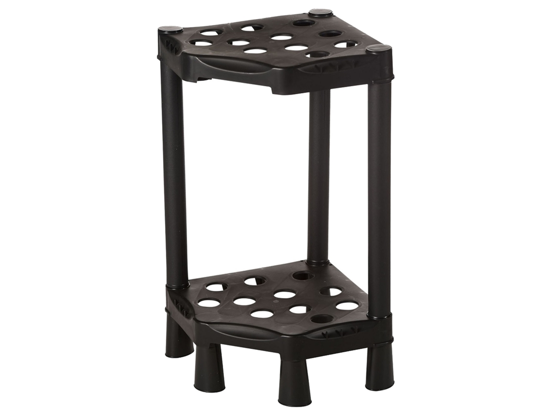 Estante Porta Escobas Esquinero ARTPLAST 2 Niveles Polipropileno - 290x290x665 mm