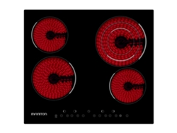 Placa de Vitrocerámica INFINITON VIT4T23 (Eléctrica  - 59 cm - Negro)