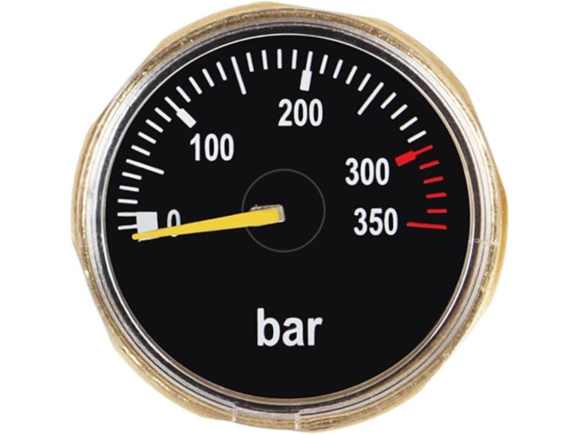 Manómetro de presión de aire mini para buceo de 350 bar con rosca G1/8 SFUSHOS