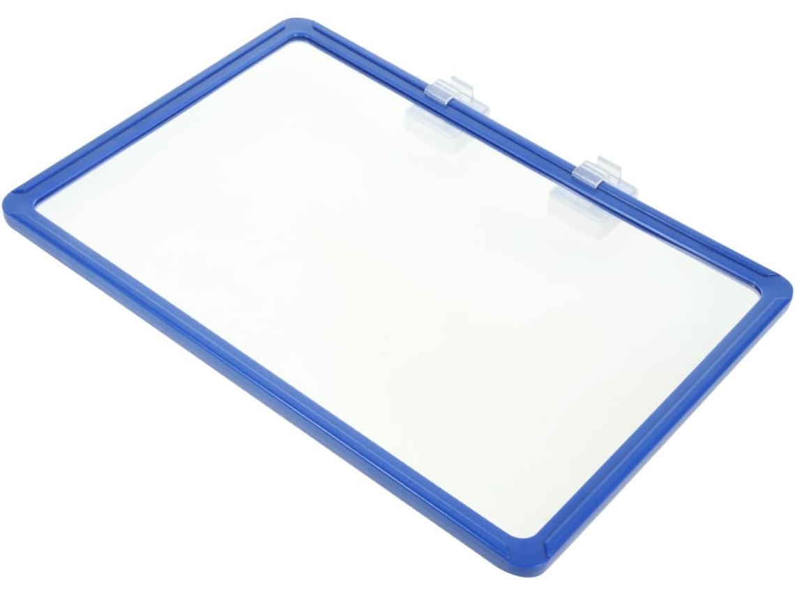 Soporte Magnético Adhesivo Azul Para Carteles, Fabricado En Pp Y Pvc, Multiusos Y Portátil.