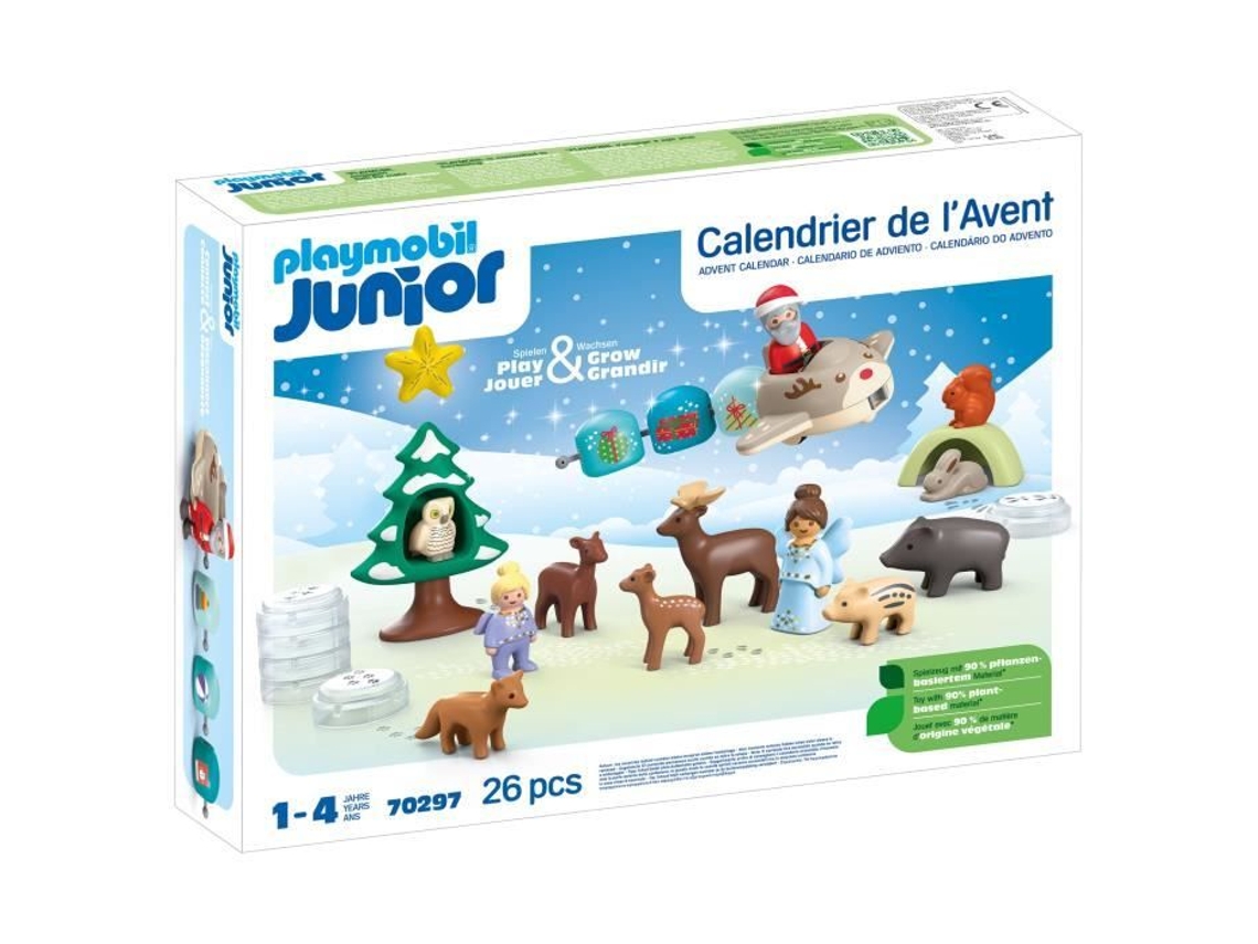 PLAYMOBIL JUNIOR 70297 Calendario de Adviento PLAYMOBIL Junior, 24 sorpresas, 12 meses
