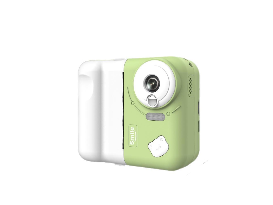 Cámara Polaroid para niños para imprimir en color verde matcha SZIQIQI (tarjeta de memoria de 16 g)