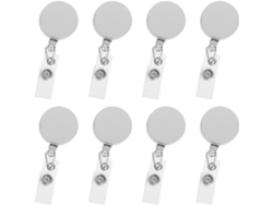 Juegos De Clips Para Credenciales De Identificación Fáciles De Sujetar Y Pasar Por El Orificio De La Etiqueta De Trabajo.