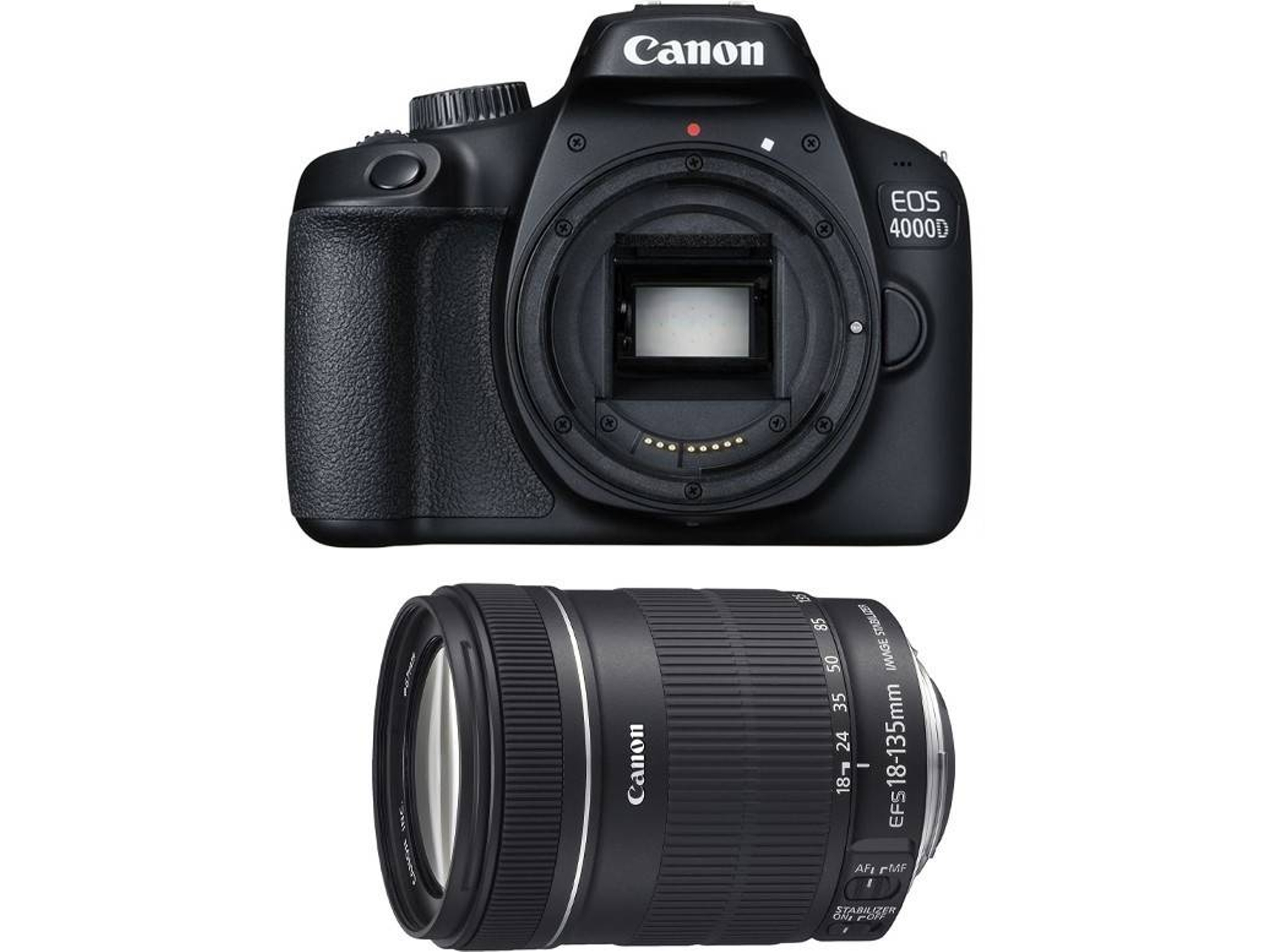 Kit Cámara Réflex CANON EOS 4000D + 18-135 IS