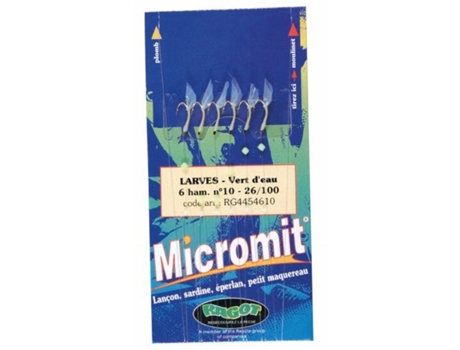 Paquete de 5 señuelos para larvas Ragot micromit