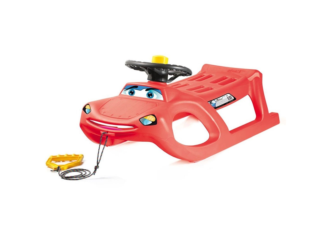 Trineo PROSPERPLAST Trenó Zigi-zet Steering Collection 91.3x36.2x44.9 Cm Za2111 Vermelho