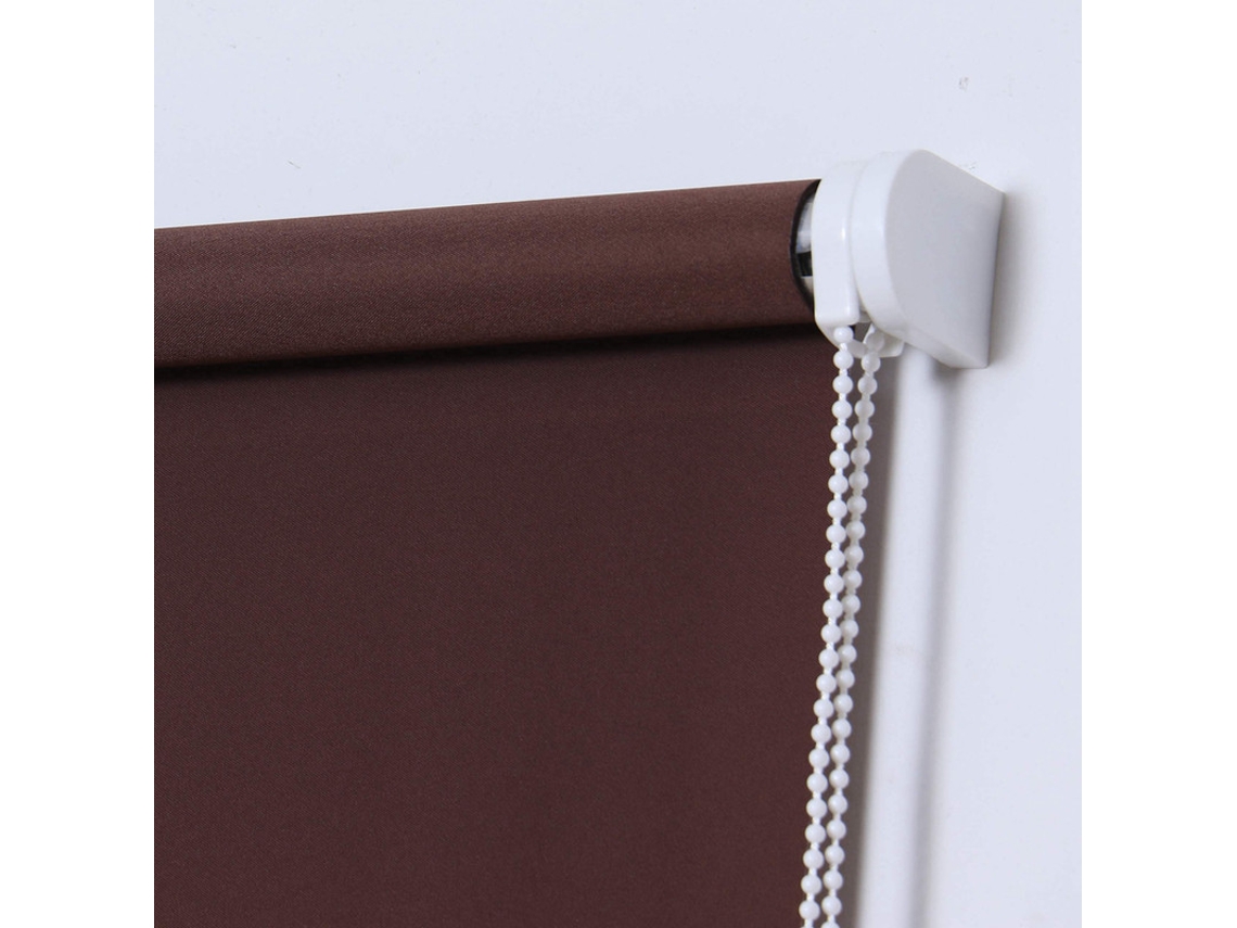Estor Enrollable Liso Easy Fit MARRON OSCURO 105*180cm BOD HOME