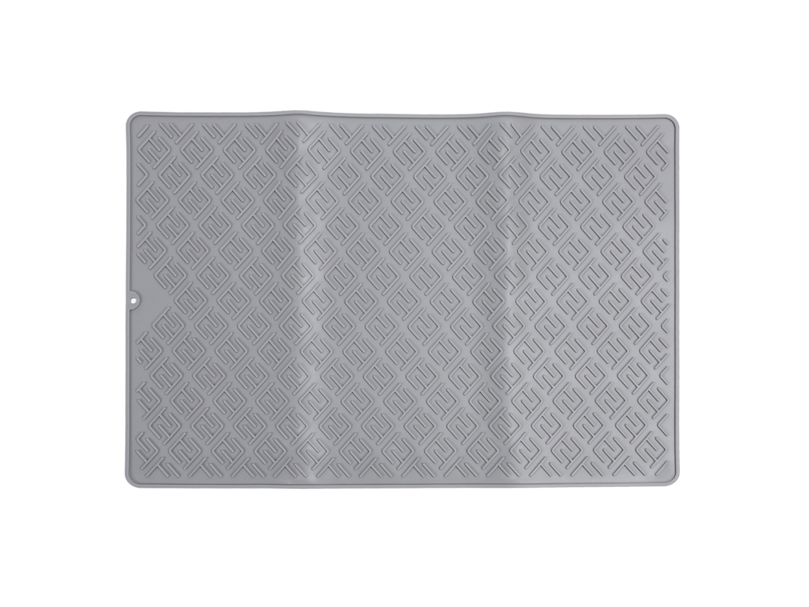 Alfombrilla De Silicona Para Vitrocerámica, Resistente Al Calor Y Al Agua, Antiadherente, 70 X 50 Cm, Gris.