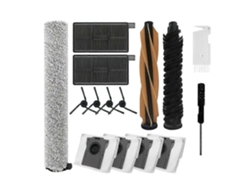 Juego de 15 accesorios para la aspiradora de rodillos Dreame Aqua 10 Ultra / Aqua 10: cepillo lateral principal, mopa, filtro y bolsas para el polvo.