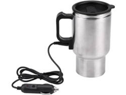 Taza Eléctrica Para Coche, 12v 450ml, Calentador Eléctrico De Tazas De Viaje De Acero Inoxidable, Taza Para Coche De Café Y Té