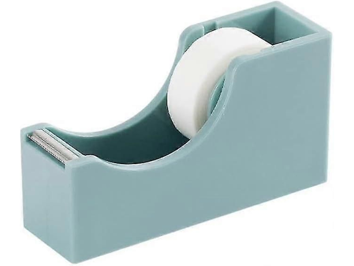 Dispensador de cinta, soporte de cinta de mesa, antideslizante, fácil de usar, corte preciso, apto para cinta de 18 mm - GOKOCO