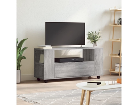 MAISON EXCLUSIVE Mueble de TV madera de ingeniería gris Sonoma 102x34,5x43 cm