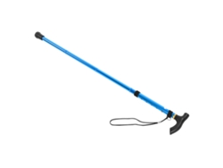 Bastón Telescópico Ligero De Aleación De Aluminio Para Senderismo Y Montañismo (azul)