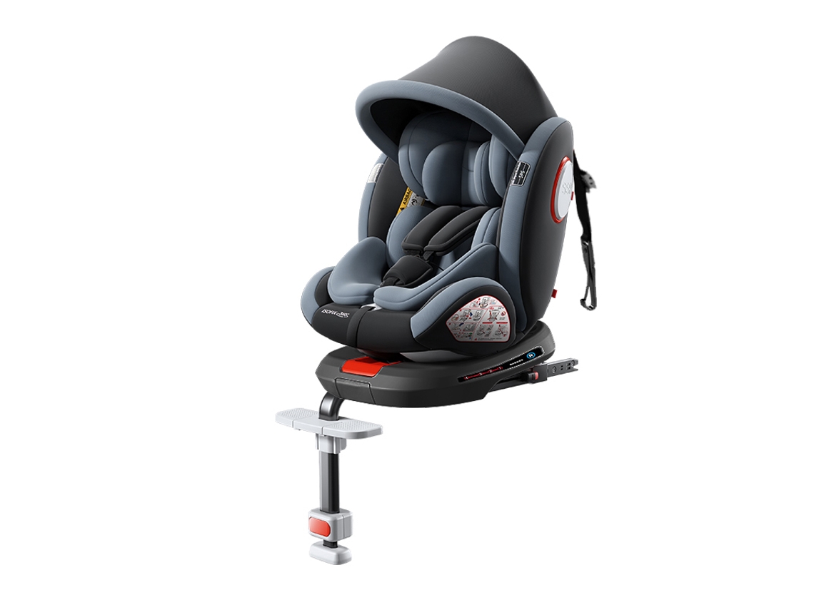 Magic ZC L007 Silla de seguridad para niños Asiento de coche para bebés 360° giratorio ISOFIX Cochecito infantil Sillita homologada 0‑12 años