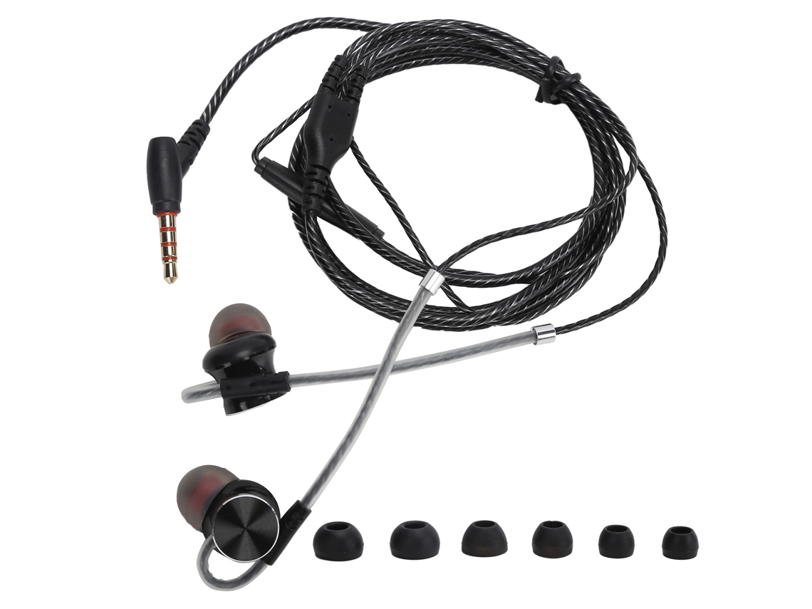 Auriculares Magnéticos Metálicos Con Cable Para Deportes Y Uso Doméstico Con Graves Potentes