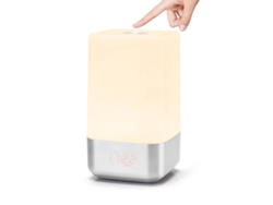 2026-despertador Con Luz De Amanecer Simulación De Levantamiento Reloj Alarma Con 5 Sonidos Naturales Lámpara De Mesa Led Para Dormitorio