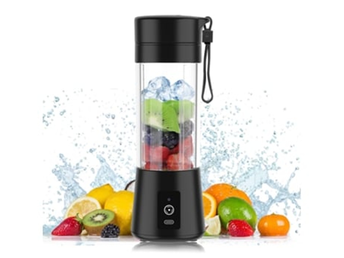 Licuadora portátil Henten Home para batidos y vitaminas (motor de 380 ml)