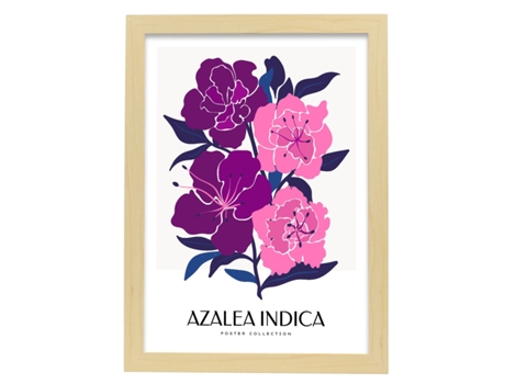 Póster NACNIC Pop Art Abstracto. Azalea Indica