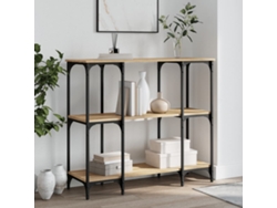 Mesa Consola Madera De Ingeniería Roble Sonoma 102x35x90 Cm