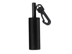 Campana Subacuática De Aluminio Negro Con Textura Antivuelco Y Gancho Giratorio De 360° Para Buceo.
