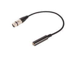 Cable Adaptador Balanceado De 3 Pines, Hembra De 6,5 Mm A Hembra Xlr, 30 Cm/11,8 Pulgadas