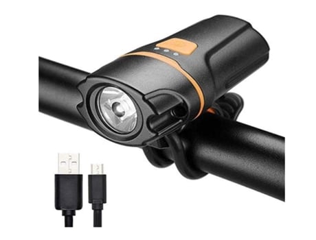 Luz de bicicleta impermeable USB recargable luz de bicicleta de montaña para niños hombres mujeres luz de bicicleta negro ENZONS