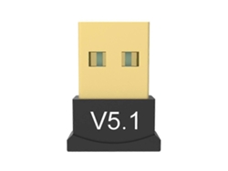 Adaptador USB Bluetooth 5.3/5.1 con transmisor y receptor, dongle de audio Bluetooth inalámbrico para portátil, ordenador y PC.