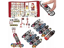 Calendario De Adviento 2025 Con Tablero De Dedos Y 24 Cajas Para Entrenamiento De Coordinación Infantil Y Regalos De Navidad.