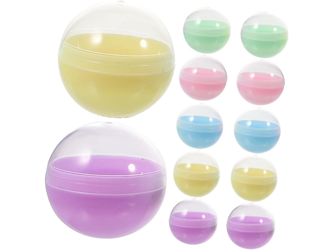 Cápsulas Semitransparentes Para Máquinas De Juguetes, Color Macaron, 75 Mm, Para Niños.