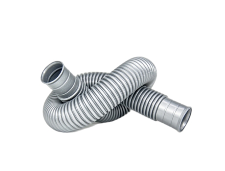 Tubo de drenaje de desbordamiento de fregadero blando extensible flexible para lavabo de acero inoxidable Gris