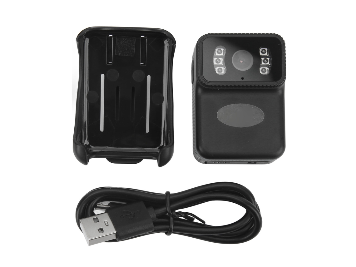 Minicámara corporal con visión nocturna 1080p 25fps, grabadora de vídeo portátil con wifi.