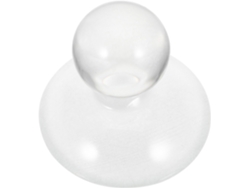 Mortero De Vidrio Grueso Con Fondo Plano Esmerilado Y Mango Corto Ergonómico Para Moler Pigmentos Con Precisión.