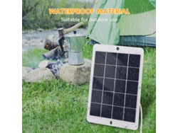 Cargador Solar Portátil De 3w 5v Con Usb Para Camping, Teléfono, Ventilador, Luz Led, Cámara.