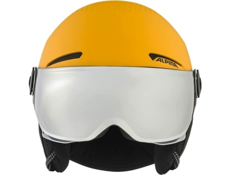 Casco de Esquí ALPINA Zupo Visor Q-Lite Amarillo 51-55 cm