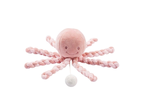 Peluche NATTOU (Polyester - Rosa - 23 x 23 x 8 cm)