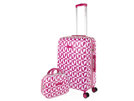 Juego De Maletas Pc AGATHA RUIZ DE LA PRADA Mirror fucsia (44X67x24 Cm - 65L)