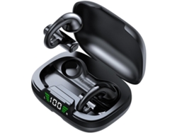Auriculares de Conducción Ósea Calidad de Sonido de Alta Fidelidad Carga YEMAESRE Bluetooth Negro